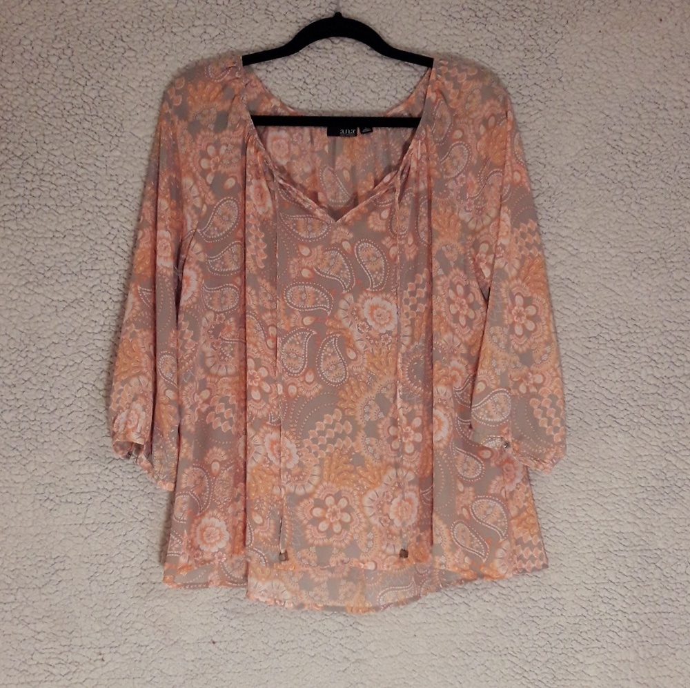 Long-sleeve blouse